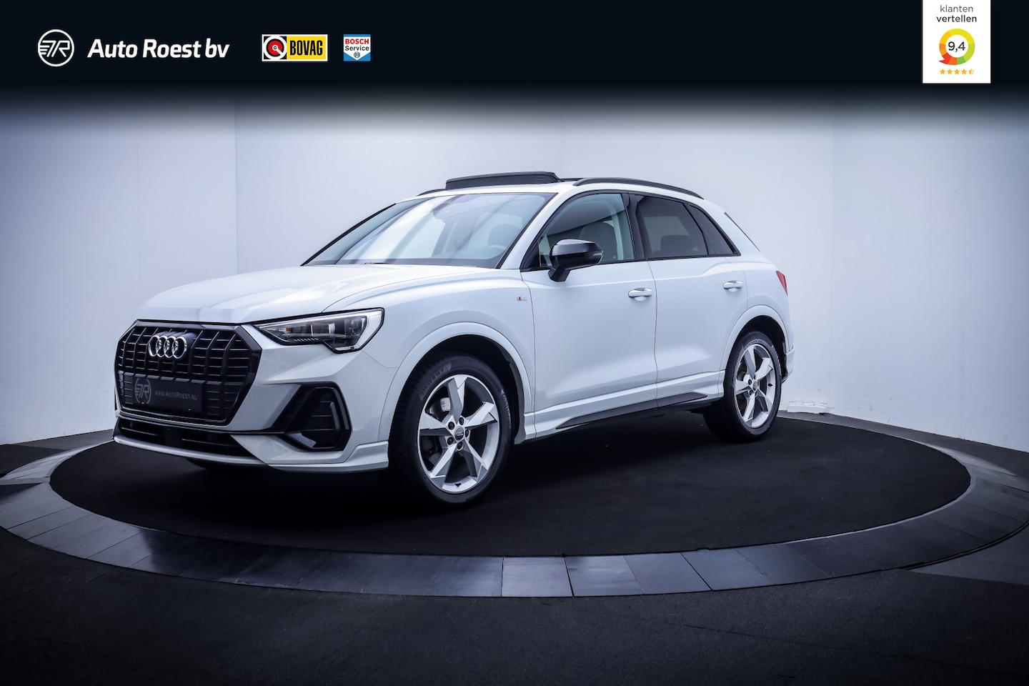 Audi Q3 - 35TFSI S-Tr. S-LINE Ext. PANO | KEYLESS | STOEL.VW | NAVI | CARPLAY | AFN.TREKHAAK | LANE. - AutoWereld.nl