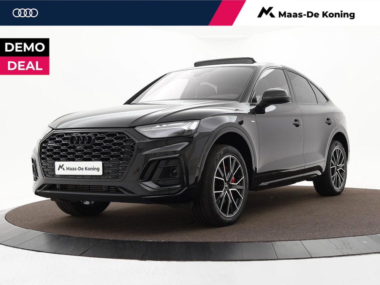 Audi Q5 Sportback - 50 TFSIe 299pk S-tronic S edition Competition · Panoramadak · Leder Nappa · 360 Camera · E - AutoWereld.nl