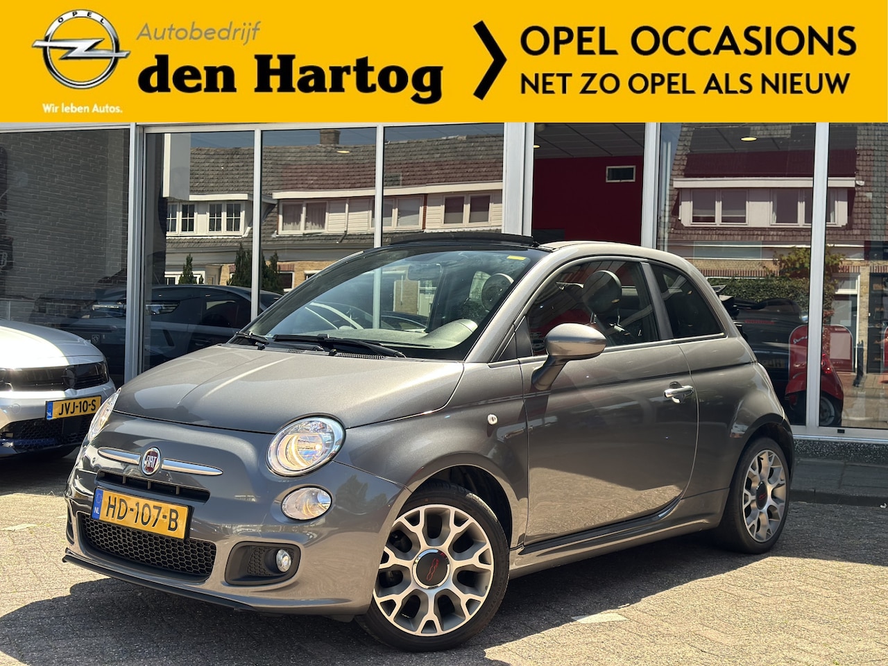 Fiat 500 C - 0.9 TwinAir Turbo 500S Automaat/Parkeerhulp. - AutoWereld.nl