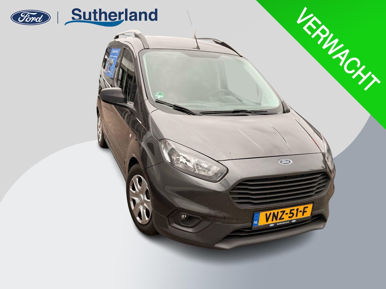 Ford Transit Courier - 1.0 Trend EcoBoost S&S 100pk Trekhaak | Cruise control | Airco | Metaal lak | Dak Rails - AutoWereld.nl