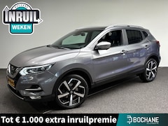 Nissan Qashqai - 1.2 Tekna + | Panoramadak | Stoelverwarming | Leder | Navigatie |