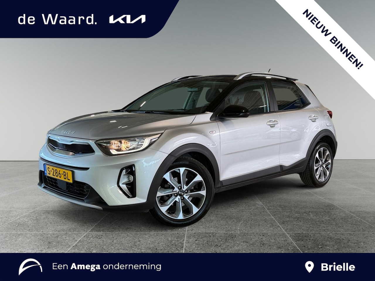 Kia Stonic - DynamicLine 1.0 T-GDi MHEV 100pk | TWO-TONE! | CAMERA | APPLE CARPLAY / ANDROID AUTO | ISO - AutoWereld.nl