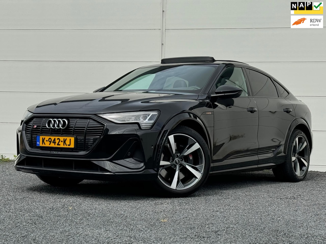 Audi e-tron Sportback - S quattro 504 PK Org NL Pano B&O RS zetels Black optic 360 graden camera Trekhaak incl Aud - AutoWereld.nl