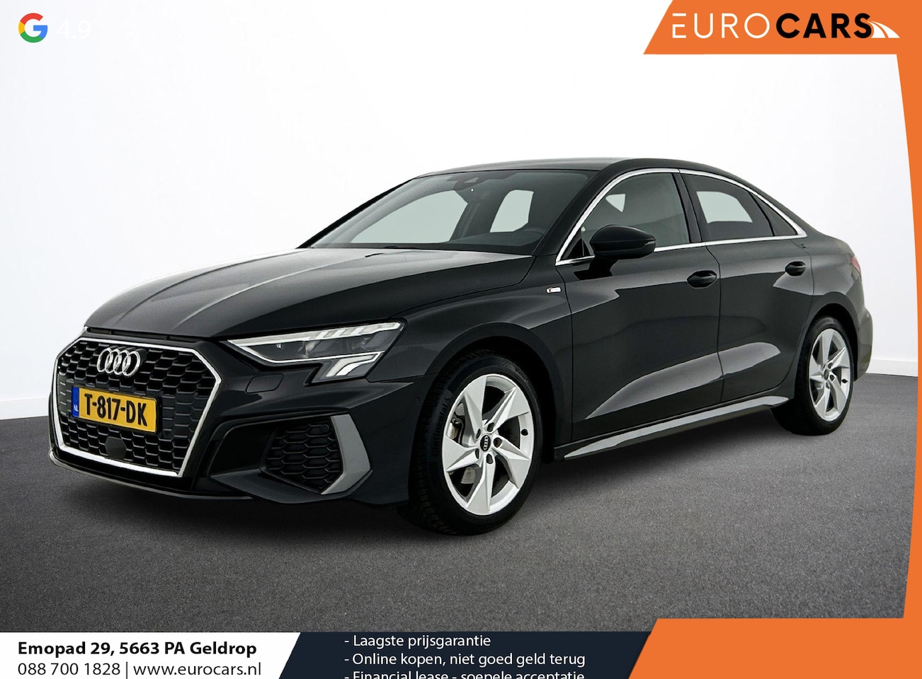 Audi A3 Limousine - 30 TFSI S edition DEMO ! Navigatie Apple Carplay/Android Auto Parkeersensoren Adaptive Cru - AutoWereld.nl