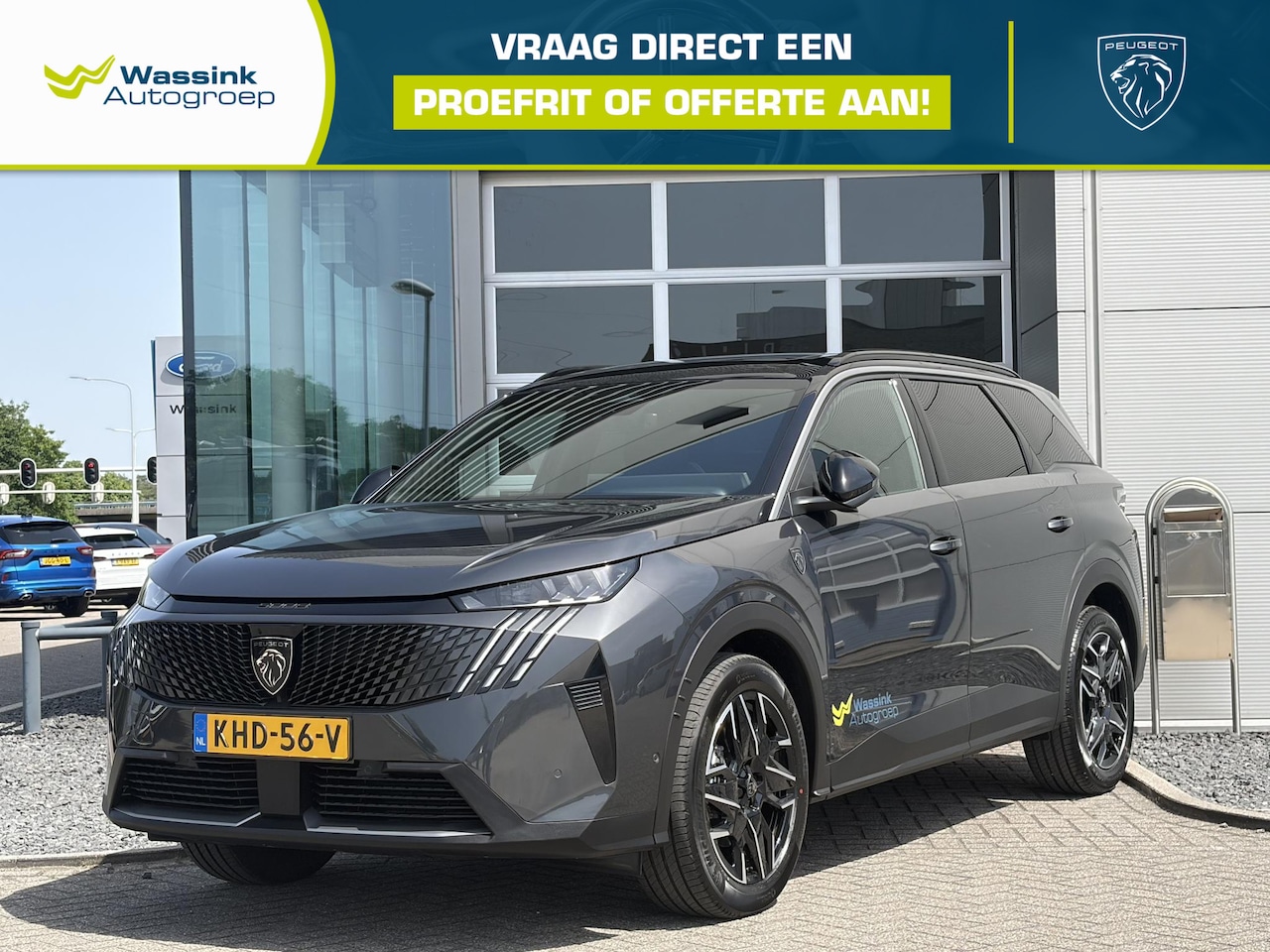 Peugeot 5008 - 1.2 Hybrid 145 GT Exclusive I Panoramadak I achteruitrijcamera I Navigatie I - AutoWereld.nl