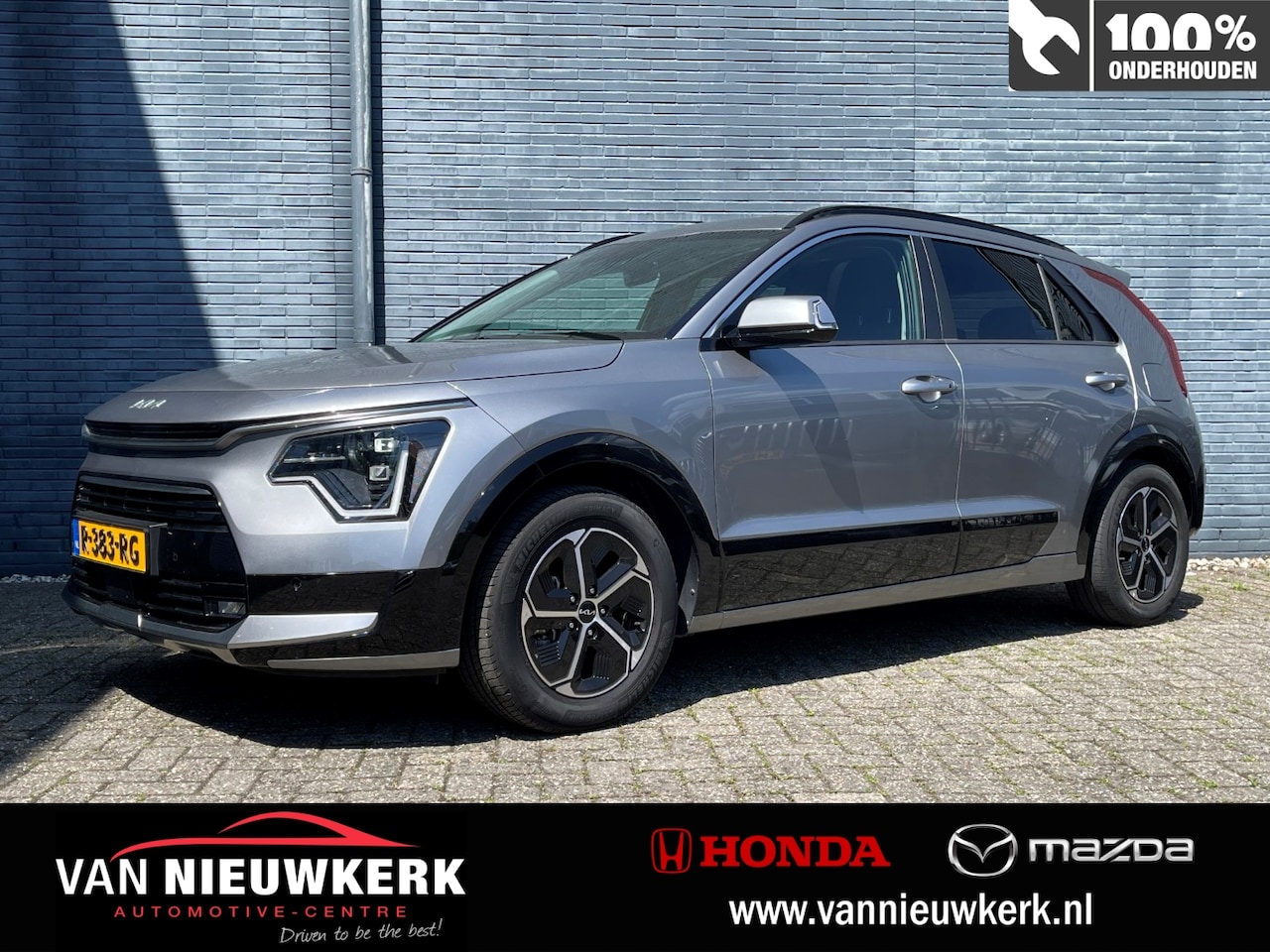 Kia Niro - 1.6 GDi Hybrid 141pk Automaat DynamicPlusLine | Trekhaak 1300kg | Schuifdak | Leer | Stoel - AutoWereld.nl