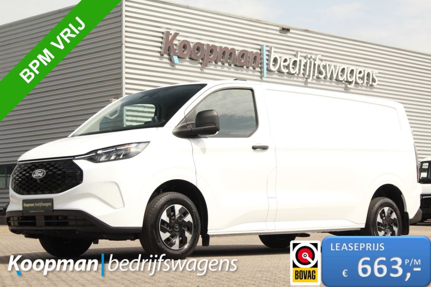 Ford Transit Custom - E-Transit 320 L2H1 Trend | 71 kWh | 160kW/218pk | Stoelverwarming | Camera | Carplay/Andro - AutoWereld.nl