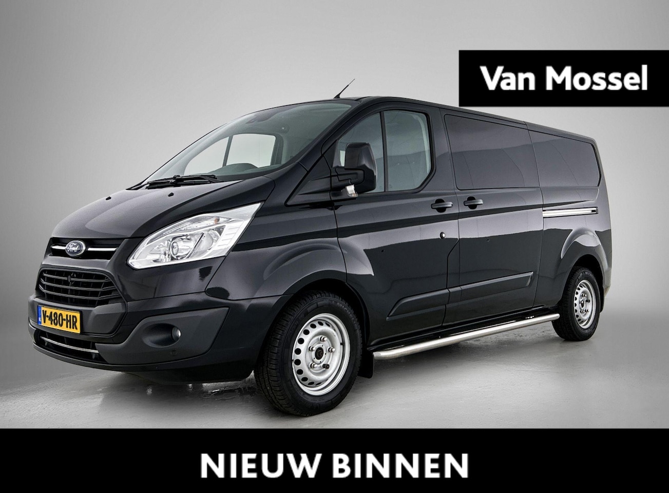 Ford Transit Custom - 2.0 TDCI L2H1 131PK | Automaat | Dubbele Cabine | Trekhaak | Cruise Control | Airco | Blue - AutoWereld.nl