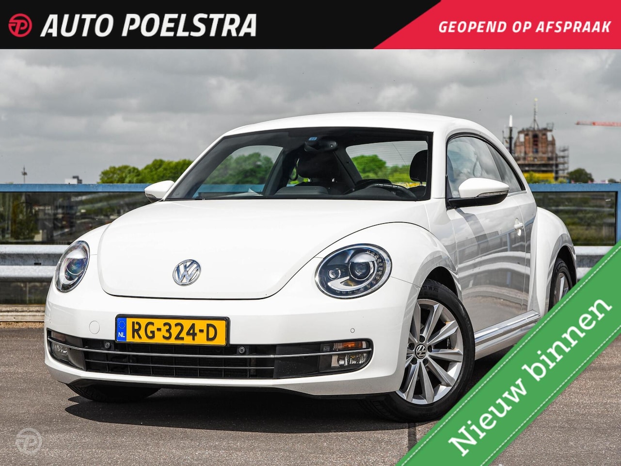 Volkswagen Beetle - 1.6 TDI Design 105 PK | Bi-xenon | Fender Audio | Cruise Control | ECC | Stoelverwarming | - AutoWereld.nl