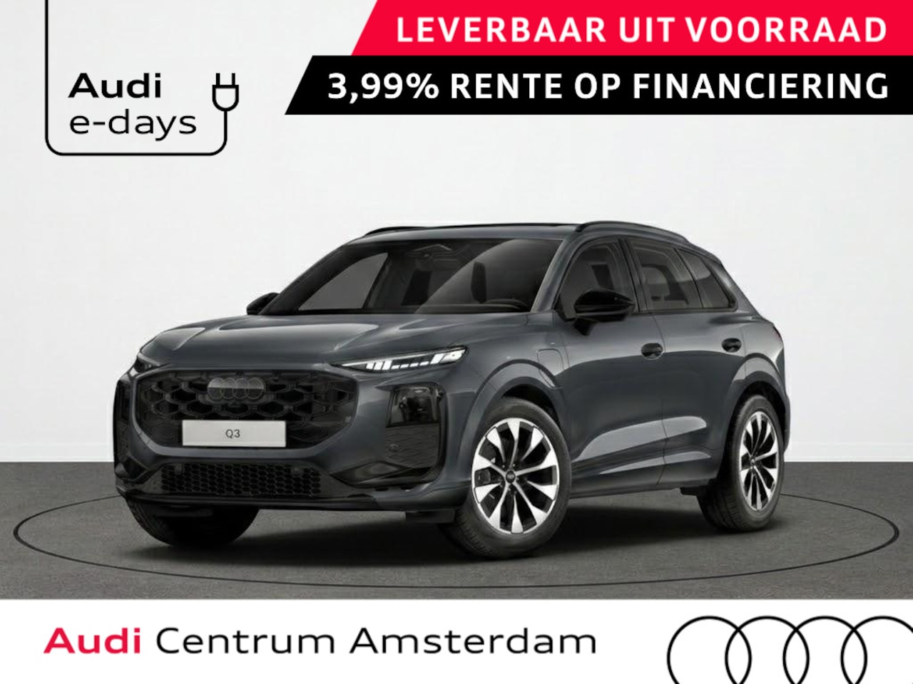 Audi Q3 - S edition e-hybrid 272 pk | Techniekpakket plus | Panorama-glasdak | Optiekpakket zwart-gl - AutoWereld.nl