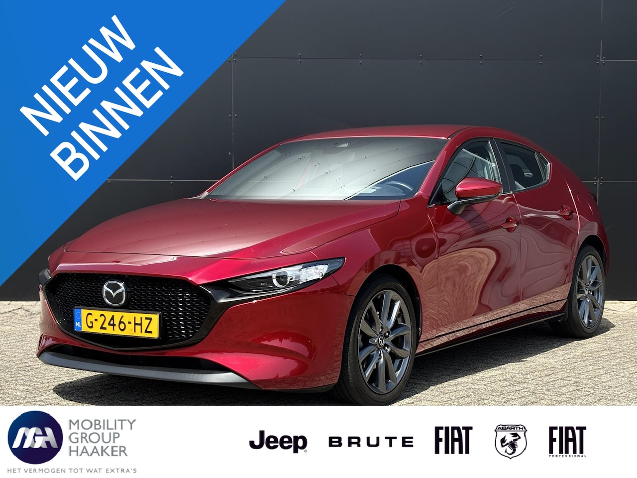 Mazda 3 - 2.0 e-SkyActiv-X M Hybrid 180 | Apple Carplay/Android Auto | Head-up display | Navigatie - AutoWereld.nl