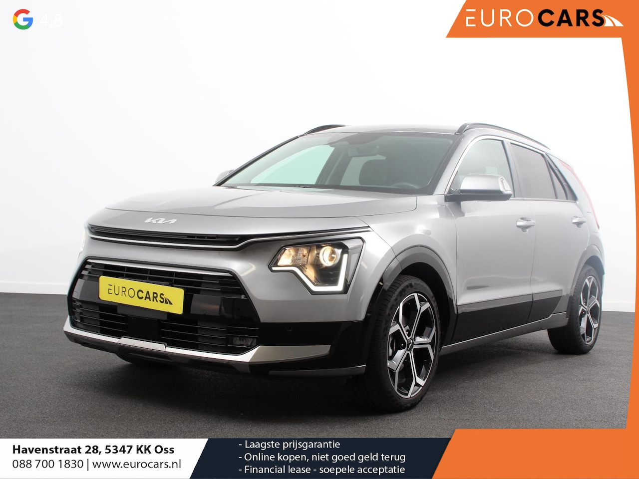 Kia Niro - 1.6 GDi Hybrid DynamicPlusLine Navigatie Apple Carplay Android Auto Camera Parkeersensoren - AutoWereld.nl