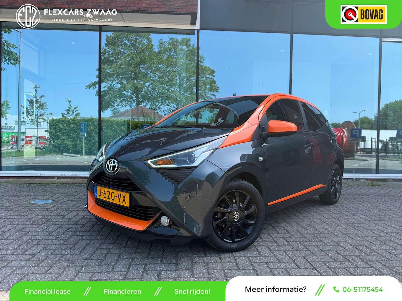 Toyota Aygo - 1.0 VVT-i x-clusiv - Automaat - JBL - Camera - Navi - Climate - Org.NL - AutoWereld.nl