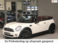MINI Cabrio - 1.6 Cooper Pepper Bruin Leder 100% dealer onderhouden