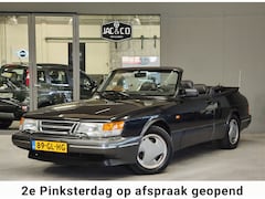 Saab 900 Cabrio - 2.0 SE Turbo 16V Zwart Leer - Nette Kap