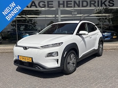 Hyundai Kona Electric - EV Premium 64 kWh | SOH: 97, 6% | 3 Fase | Full Options | NAP | Leder | Stoelkoeling & Ver