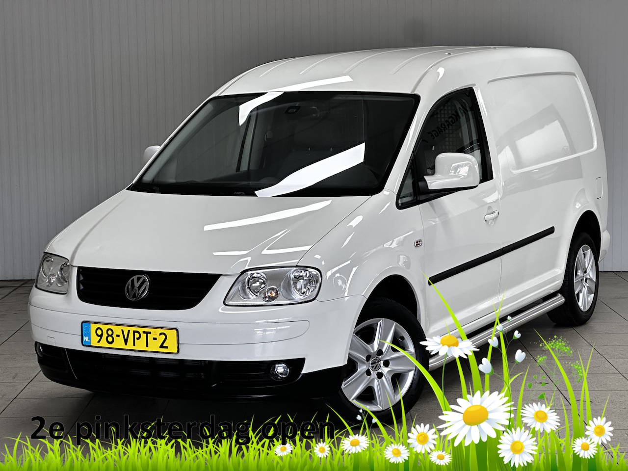 Volkswagen Caddy Maxi - 2.0 TDI MARGE!/ 133.000 KM! N,A,P!/ 141PK!/ Trekhaak/ Zij-Schuifdeur Rechts/ Side-Bars/ Re - AutoWereld.nl