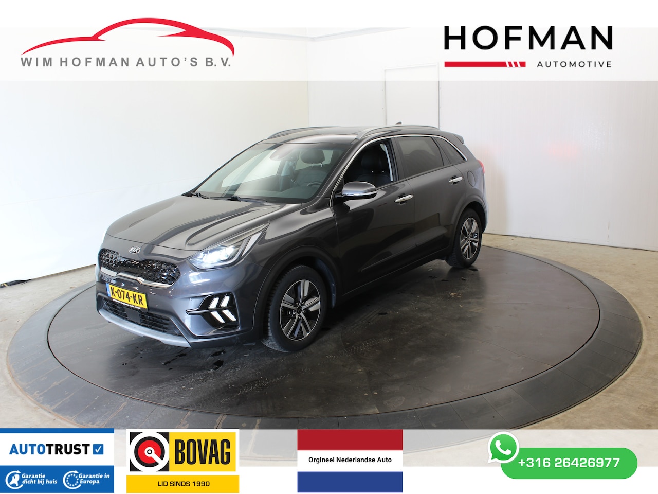 Kia Niro - 1.6 GDi Hybrid ExecutiveLine Cam Pano Vol Leder Dhoek Winterpack - AutoWereld.nl