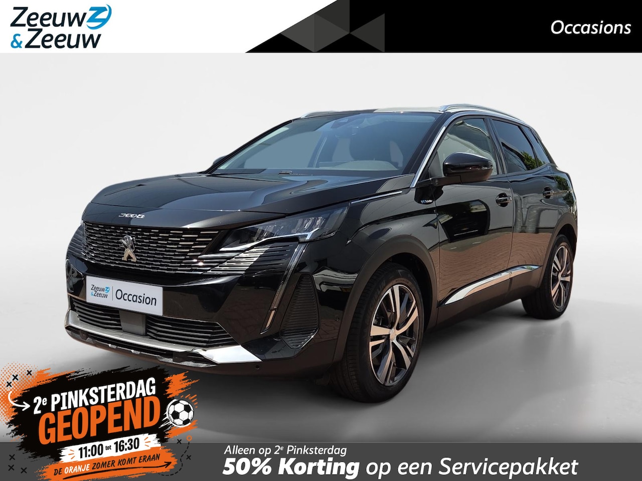 Peugeot 3008 - 1.6 HYbrid 225 Blue Lease Allure Automaat | Metallic lak | Bovag garantie | NAP - AutoWereld.nl