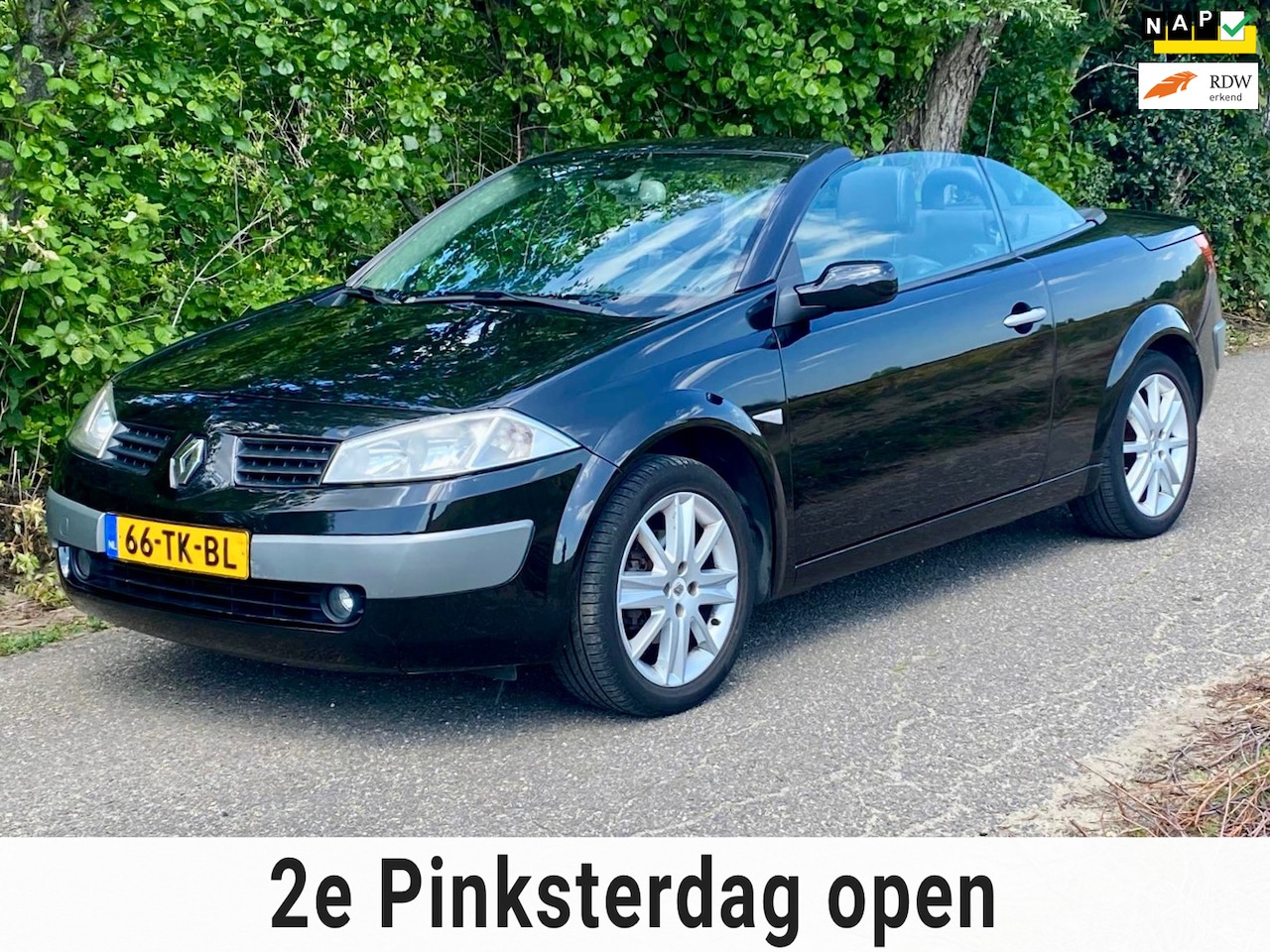 Renault Mégane coupé cabriolet - 2.0-16V Tech Line Atomaat Airco NAP Leder-Int Goed Onderhouden - AutoWereld.nl