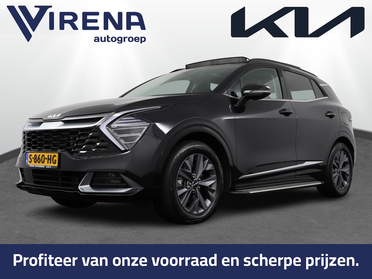 Kia Sportage - 1.6 T-GDi Plug-in Hybrid AWD DynamicPlusLine - Adaptief Cruise Control - Panoramadak - Cli - AutoWereld.nl