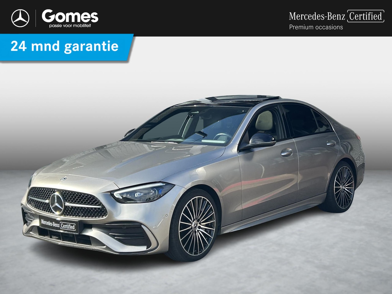Mercedes-Benz C-klasse - 180 AMG | Panoramadak | Night Pakket - AutoWereld.nl