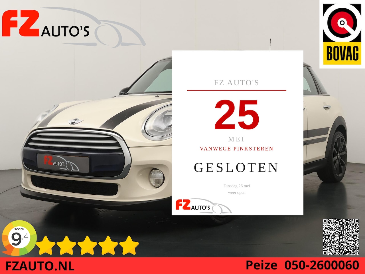 MINI Cooper - Mini 1.5 Chili Business - Navigatie - Lederen bekleding - Schuifdak - Stoelverwarming - AutoWereld.nl