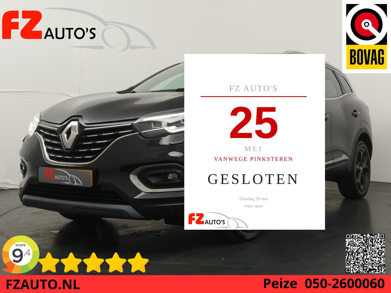 Renault Kadjar - 1.3 TCe Intens - Navigatie - Climate Control - Stoelverwarming - LED koplampen - AutoWereld.nl