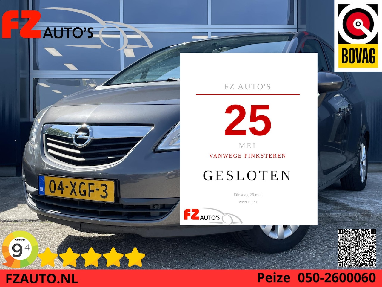 Opel Meriva - 1.4 Turbo Business Edition - Airconditioning - Cruise Control - Lichtmetalen Velgen - Trek - AutoWereld.nl