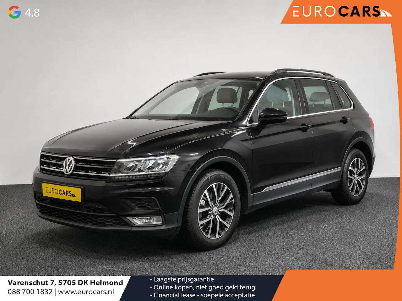 Volkswagen Tiguan - 1.4 TSI DSG-7 Aut. Comfortline LED Navi Trekhaak Climatronic PDC Lane Assist Stoelverwarmi - AutoWereld.nl