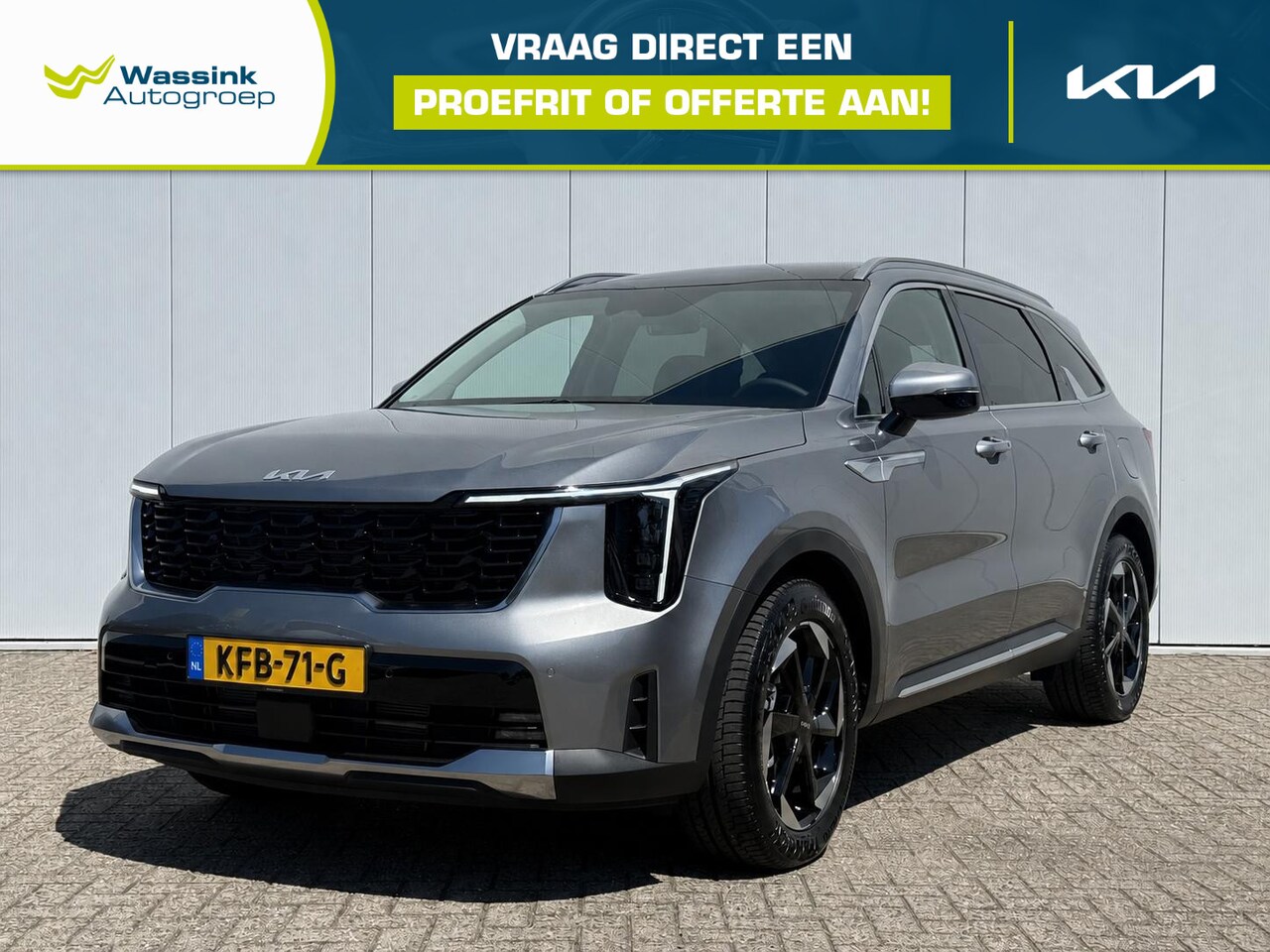 Kia Sorento - 1.6 T-GDi Plug-in Hybrid 4WD DynamicPlusLine 7p. | 7 Zits | Stoel- stuurverwarming | Adapt - AutoWereld.nl