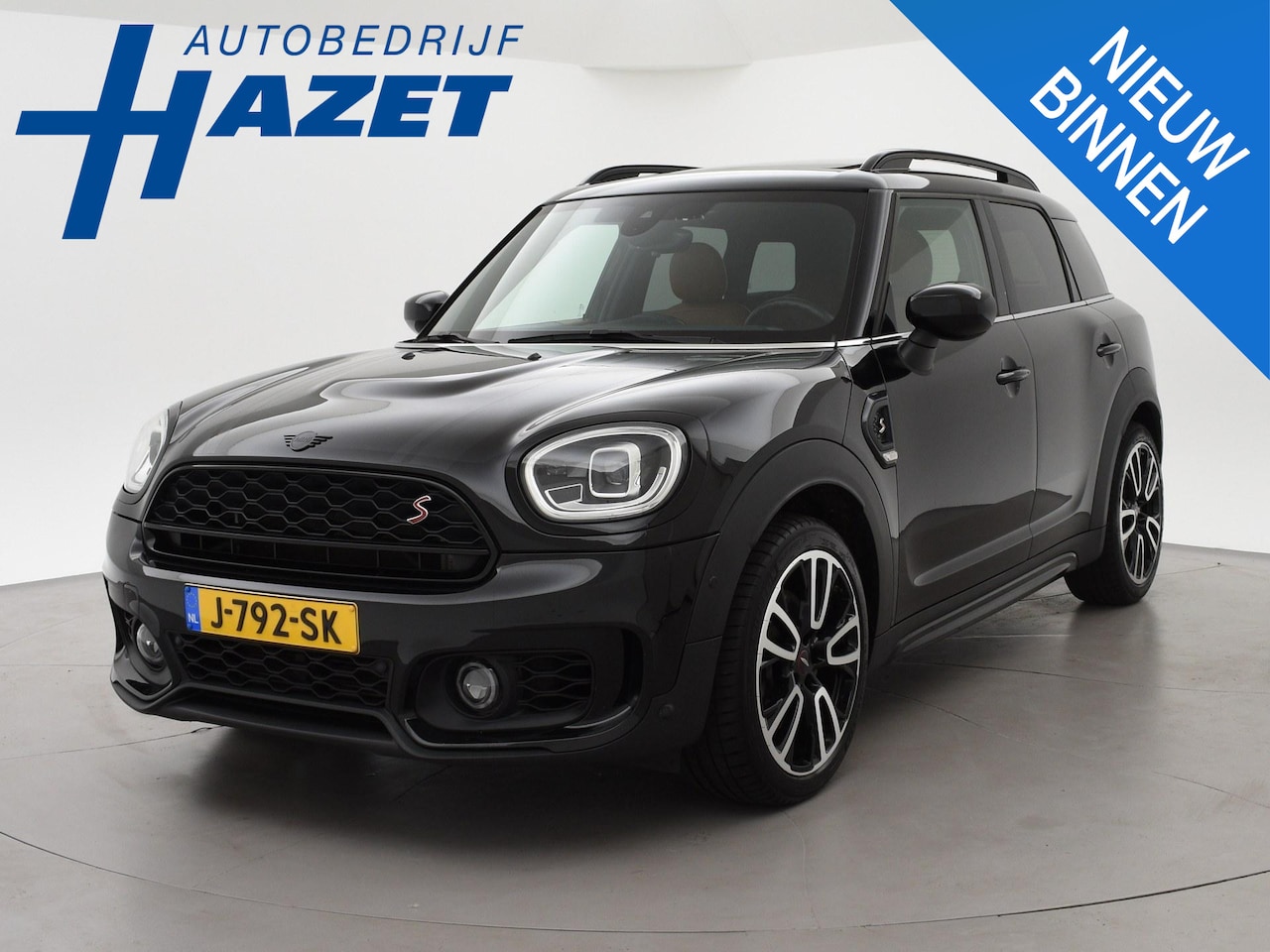 MINI Countryman - Mini 2.0 COOPER S 178 PK AUT. JCW PAKKET | LEDER | HEAD-UP | PANORAMA | ADAPTIVE CRUISE | - AutoWereld.nl