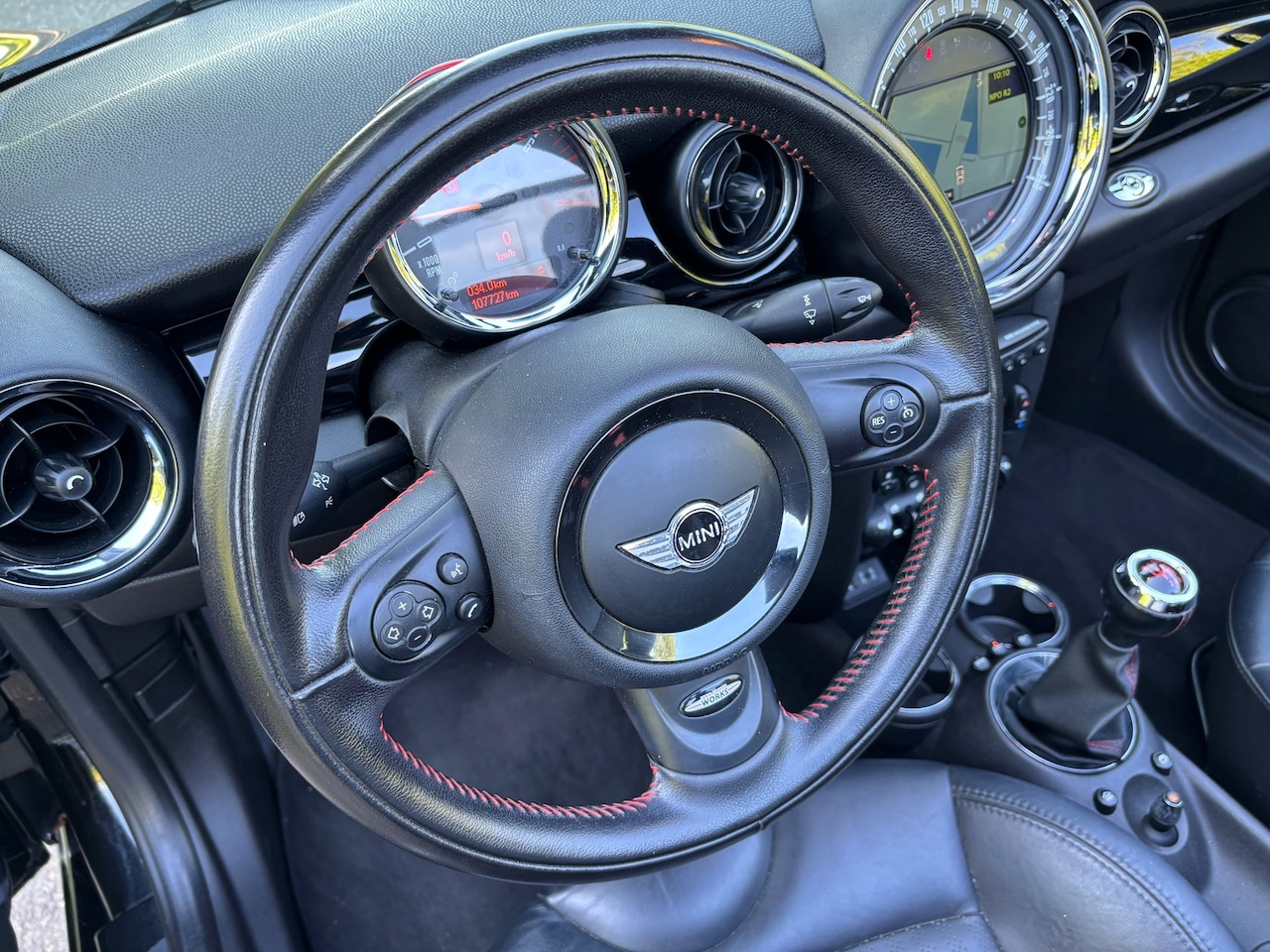 MINI Cabrio - Mini 1.6 John Cooper Works 211 Pk/Leder/Navi/18''/Pdc - AutoWereld.nl