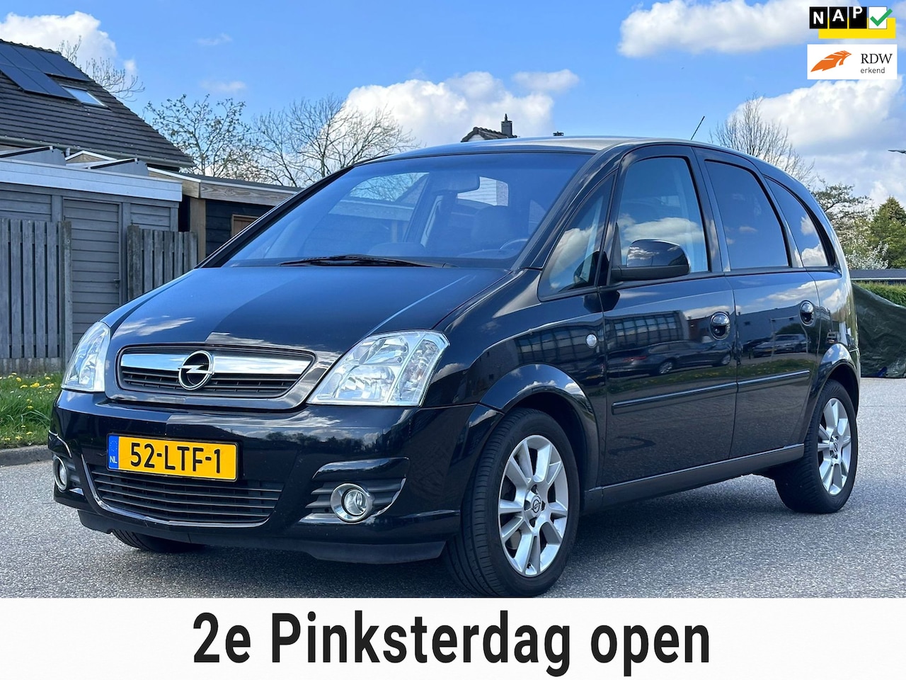 Opel Meriva - 1.6-16V Cosmo Automaat*1e Eigenaar*Clima*NAP*LM velgen*Half leder*Parkeersensoren* - AutoWereld.nl
