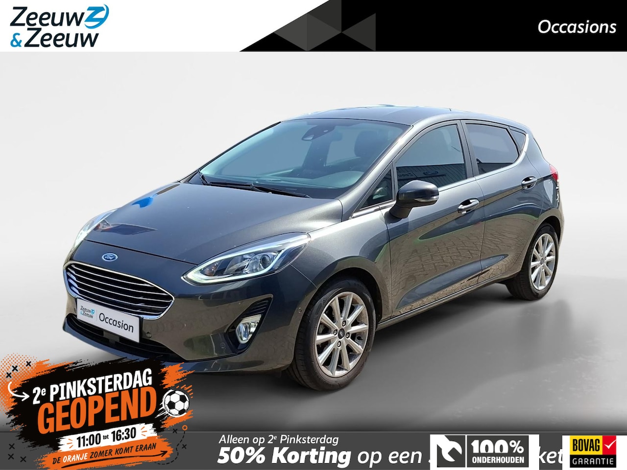 Ford Fiesta - 1.0 EcoBoost Titanium | Dealeronderhouden | Voorruitverwarming | Adaptieve cruise control - AutoWereld.nl