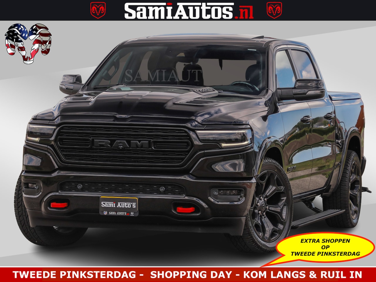 Dodge Ram Pick Up - BLACK OPS LIMITED 5.7 V8 4x4 | HUD | LUCHTVERING | BOM VOL | CREW CAB | DUBBELE CABINE | 5 - AutoWereld.nl