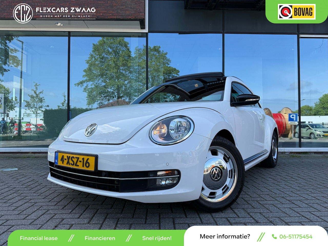 Volkswagen Beetle - 2.0 TSI Sport - Automaat - Pano/Schuifdak - Leder - Parkeerhulp V+A - AutoWereld.nl