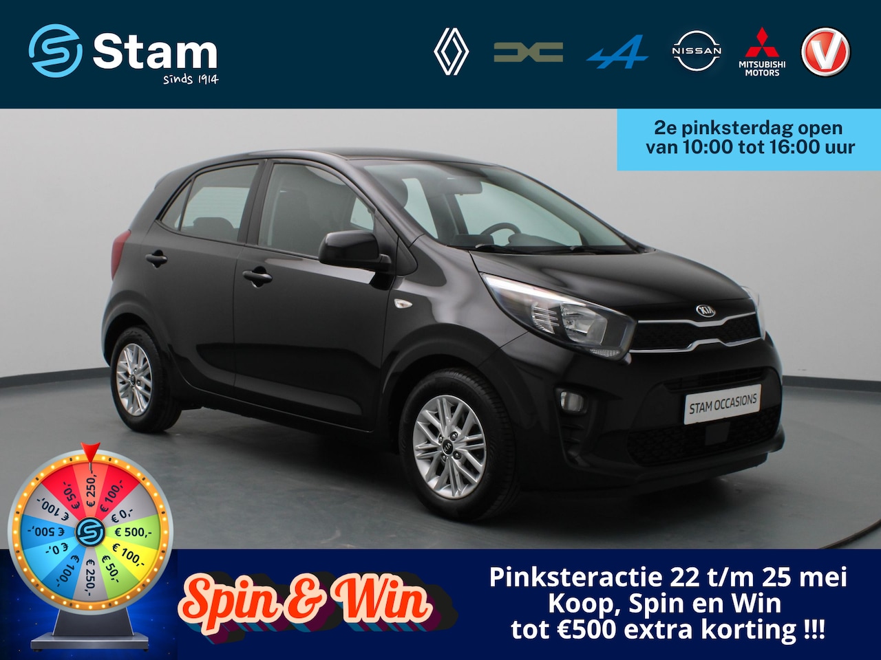 Kia Picanto - DPi DynamicLine 67pk Airco | Camera | Cruise | Carplay - AutoWereld.nl