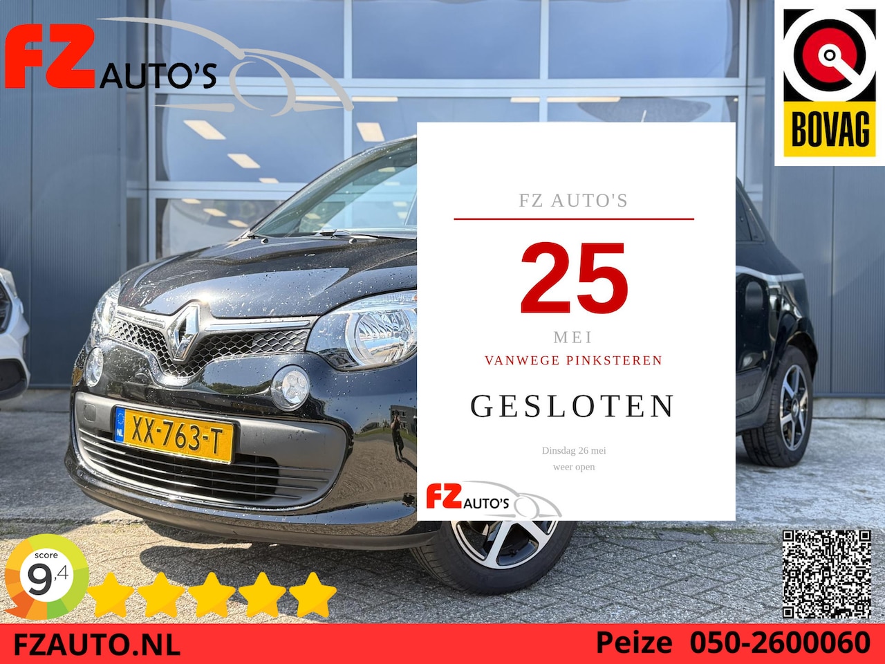 Renault Twingo - 1.0 SCe Limited - Cruise Control - Parkeersensoren - Lichtmetalen Velgen - AutoWereld.nl