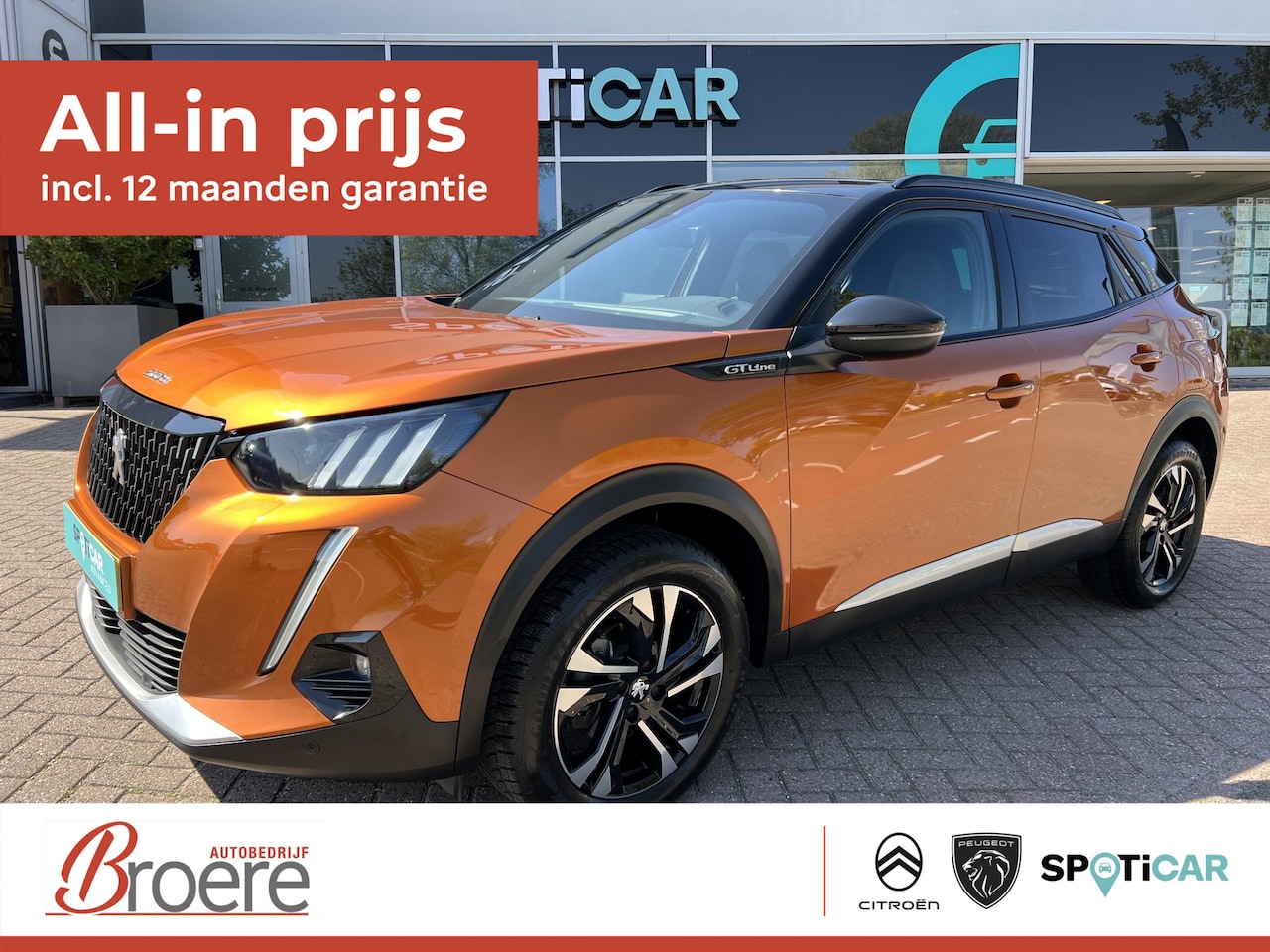 Peugeot 2008 - 1.2 Turbo 130pk GT-Line M6 Verwarmde voorstoelen, Navigatie via Apple Carplay of Android A - AutoWereld.nl