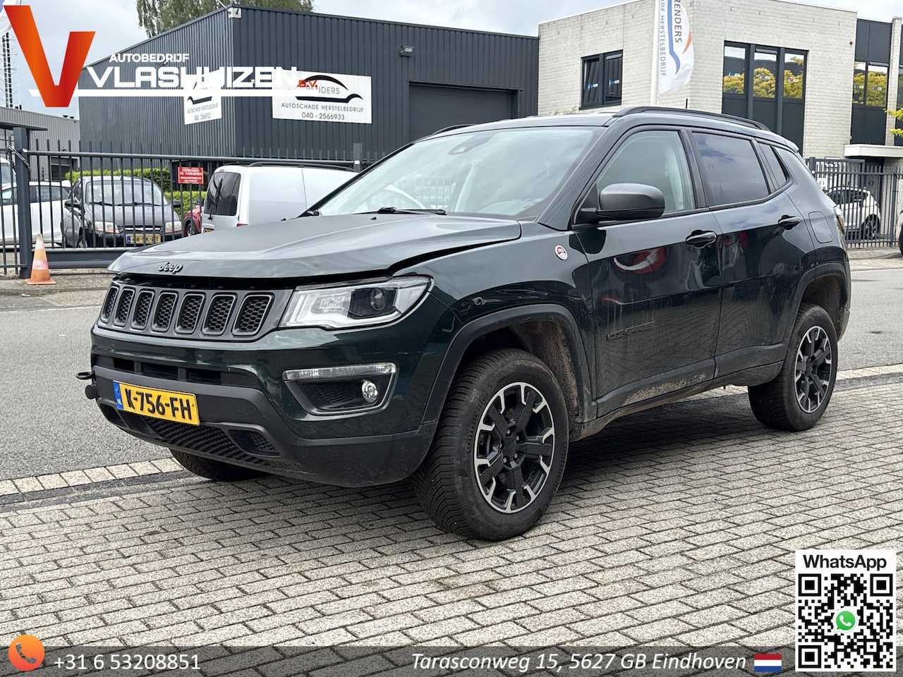 Jeep Compass - 4xe 240 Plug-in Hybrid Electric Trailhawk | € 8.200,- NETTO! | MOTOR DEFECT! - AutoWereld.nl