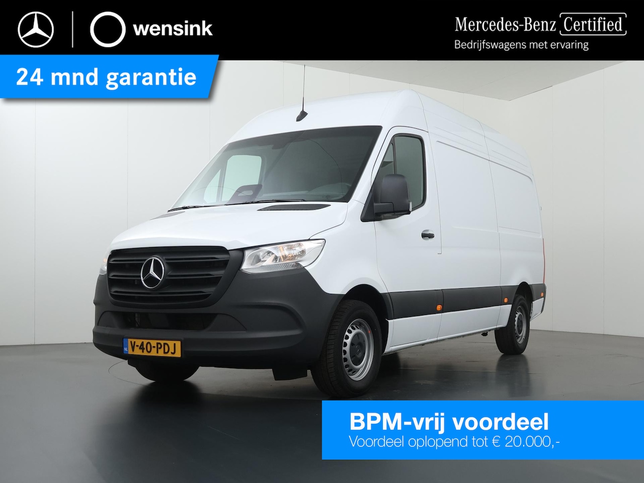 Mercedes-Benz Sprinter - 317 CDI L2 H2 Pro | 3 zits | Achteruitrijcamera | Stoelverwarming | Vloer en Wand Betimmer - AutoWereld.nl