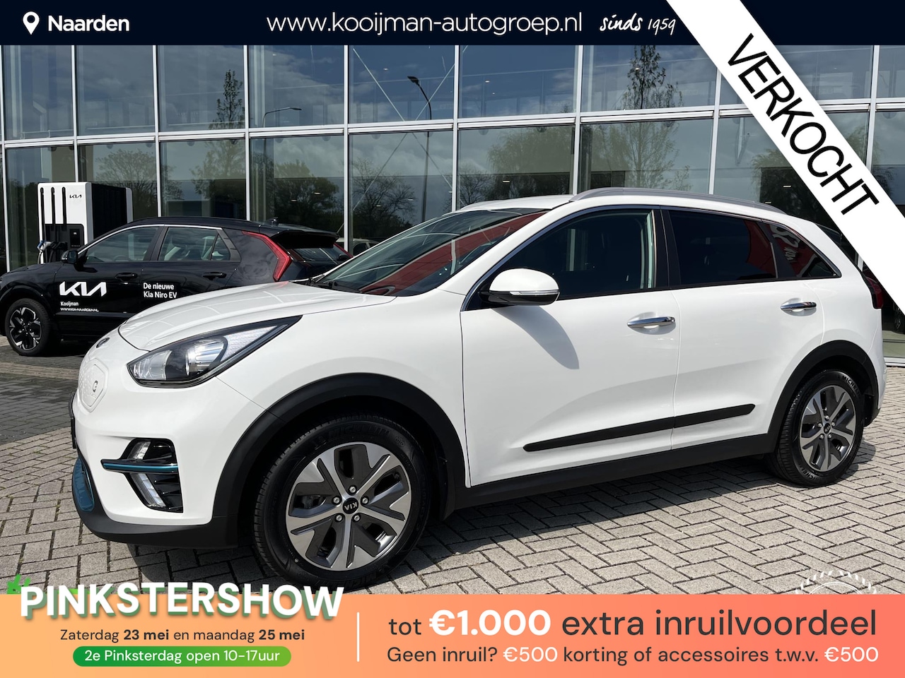 Kia e-Niro - DynamicLine 64 kWh Stoel/stuurverwarming | Adaptive Cruise control | Laneassist | Keyless - AutoWereld.nl