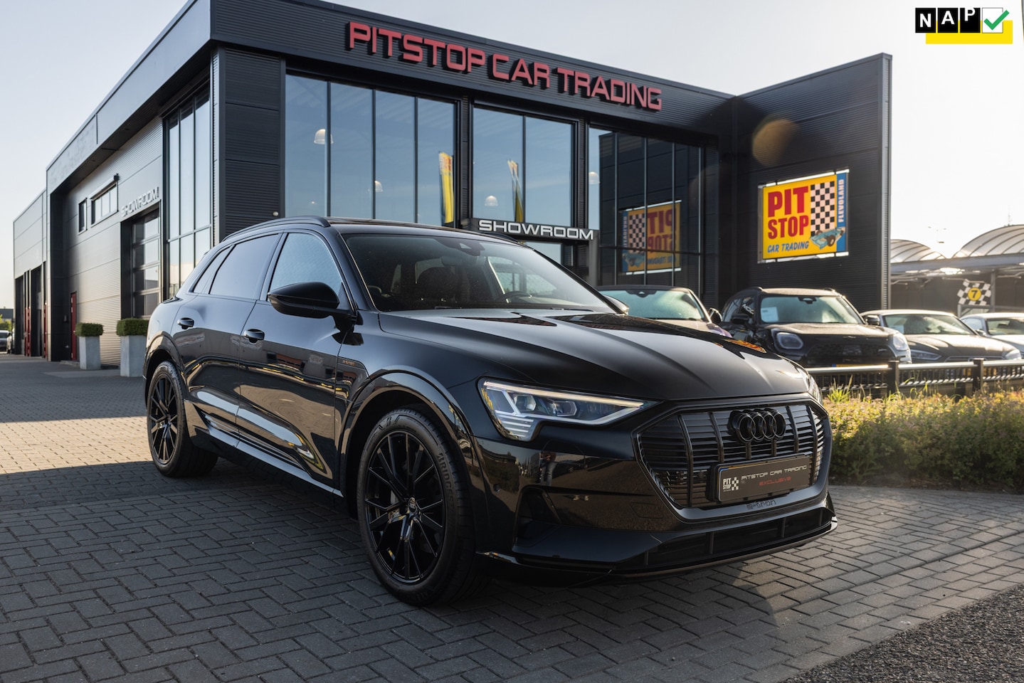 Audi e-tron - 55 quattro Advanced S edition 95 kWh, Black Pack, Pano, 21 inch, Luchtvering! - AutoWereld.nl