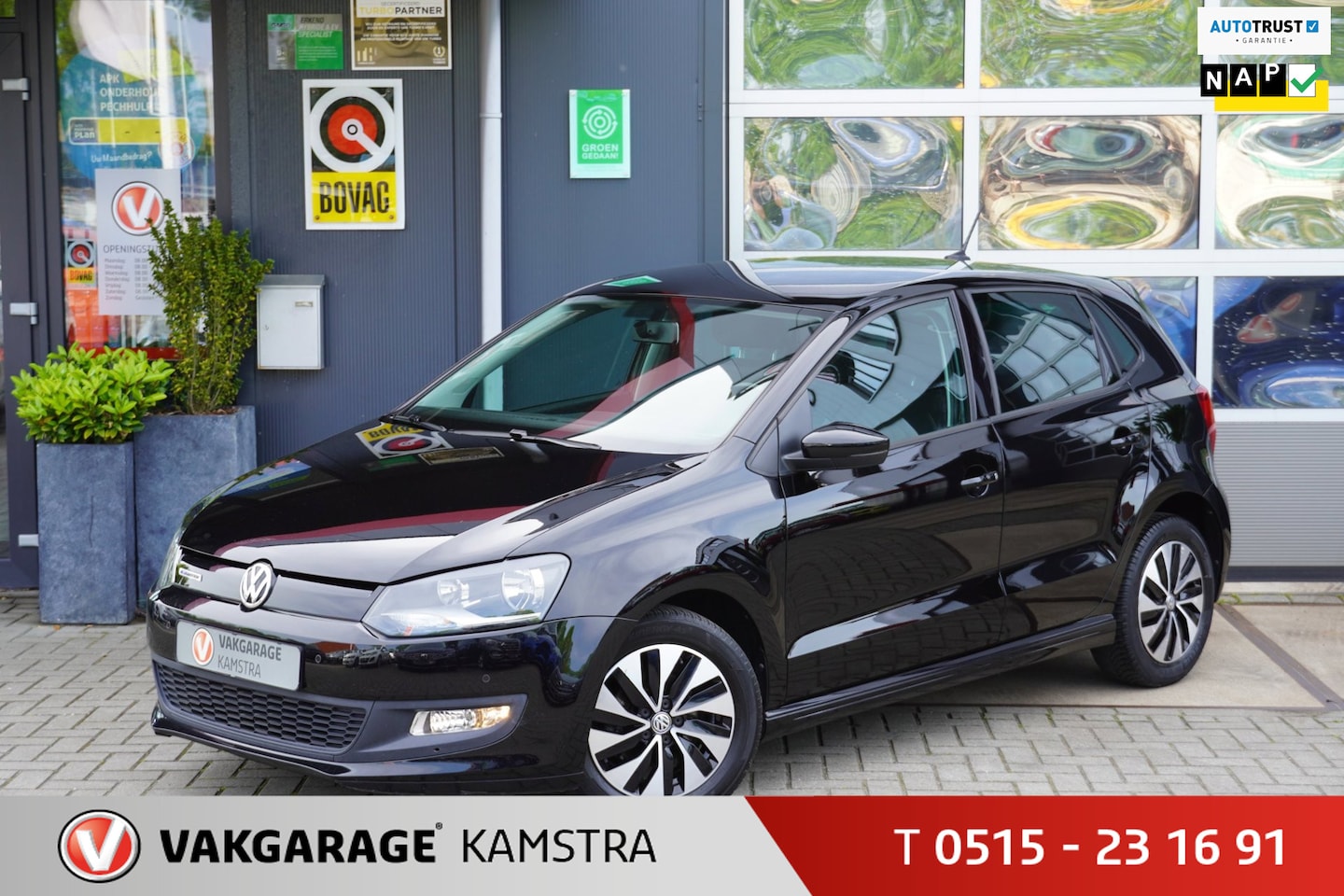Volkswagen Polo - 1.0 BM NAP 5-drs Airco/Cruise/Navi/PDC/BT - AutoWereld.nl