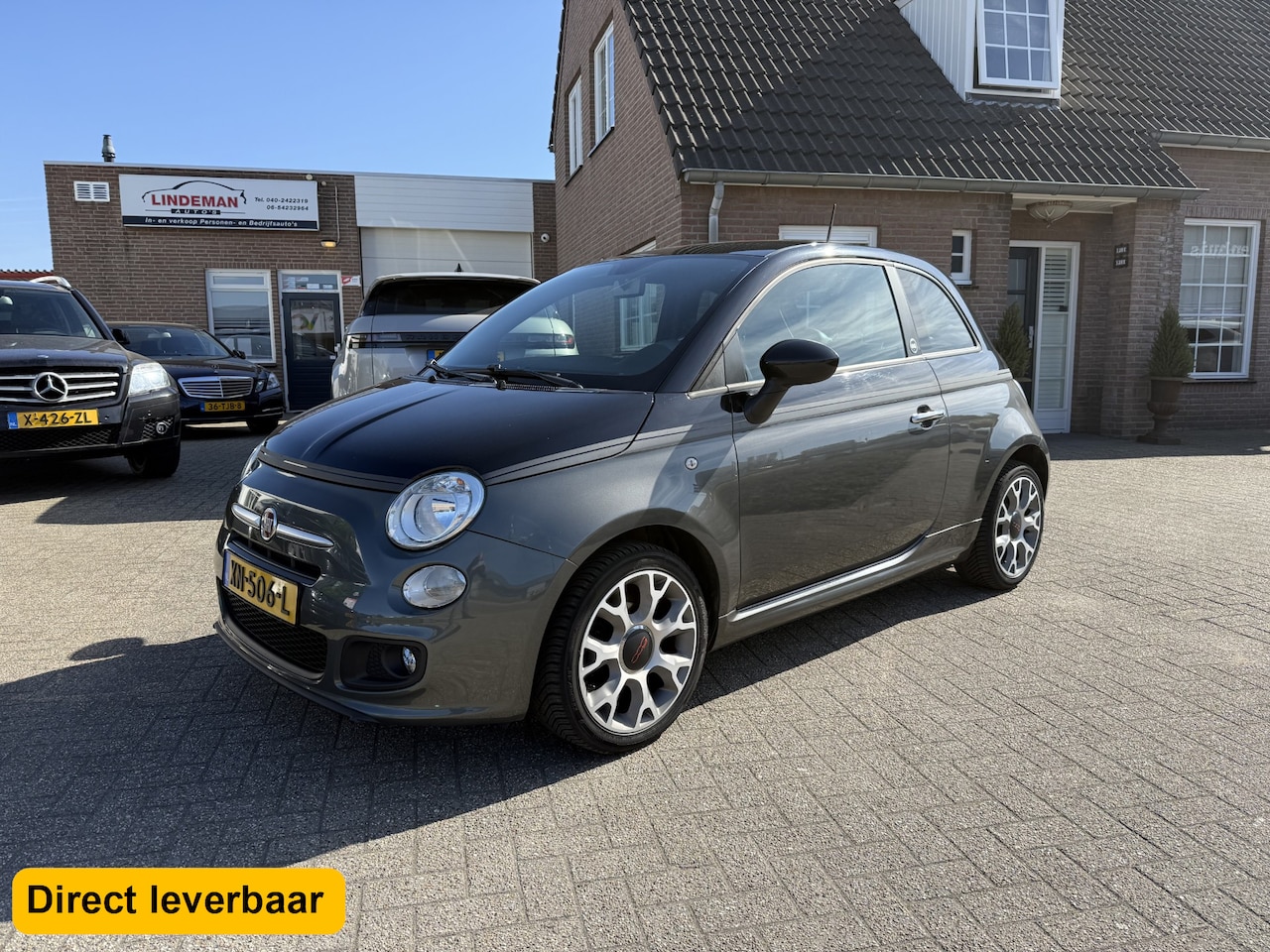 Fiat 500 - 1.2 500 Sport Airconditioning Sportleder 16" - AutoWereld.nl