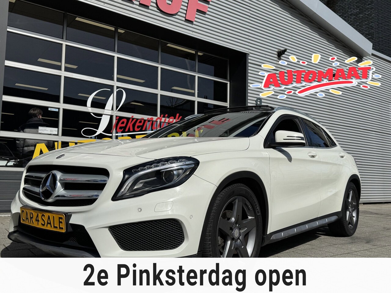 Mercedes-Benz GLA-Klasse - 200 AMG - Automaat I Panorama dak I Leer I Airco I PDC I Camera I Sport pakket I Dealer on - AutoWereld.nl