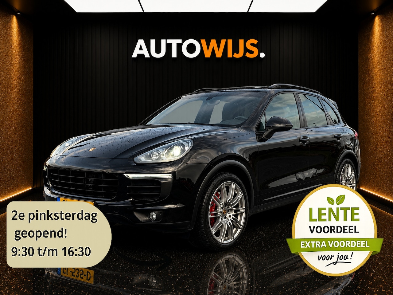 Porsche Cayenne - 3.0 S E-Hybrid|NL AUTO|PANO|LEDER|SCHADE - AutoWereld.nl