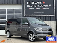 Volkswagen Transporter - 2.0 TDI 150pk Dubbele Cabine Highline Trekhaak/Leder/Adap.Cruise/Carplay/LED/Navi/18"