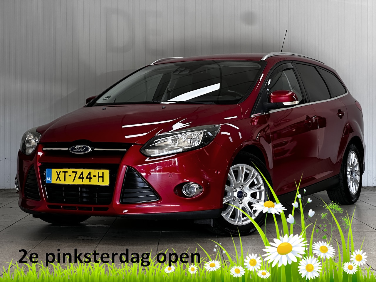 Ford Focus Wagon - 1.6 EcoBoost Titanium/ 150pk!/ Voorruitverw./ 16'' LMV/ Extra getint glas/ Keyless-GO/ Nav - AutoWereld.nl